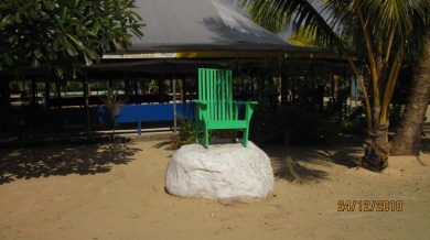 Stuhl des Matai's auf Familiengrund