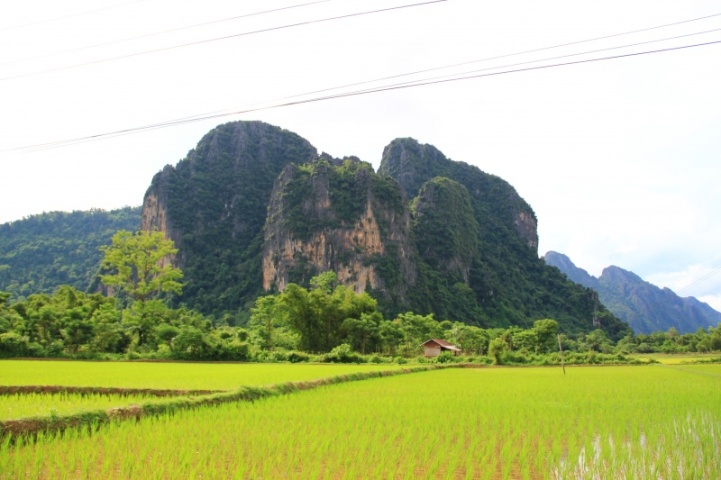 Vang Vieng Landschaft
