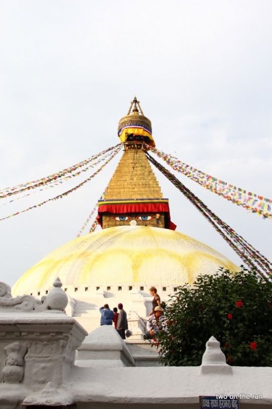 Boudhanath-Stupa - Pilgerstätte der Exiltibeter
