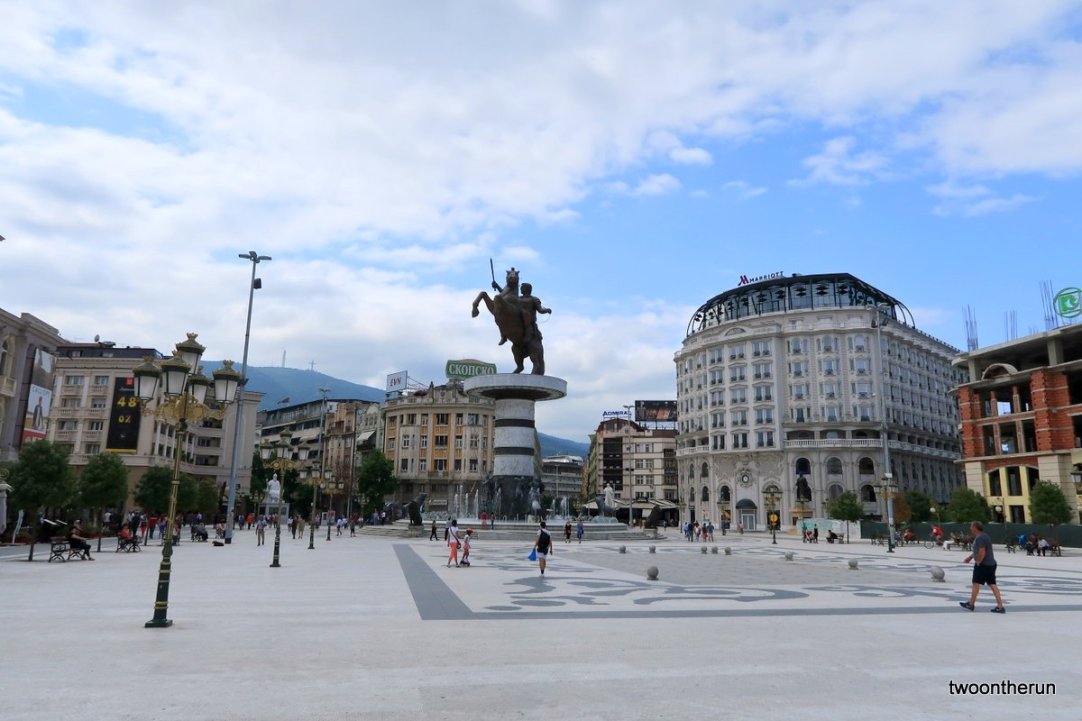 Skopje - Krieger auf Pferd